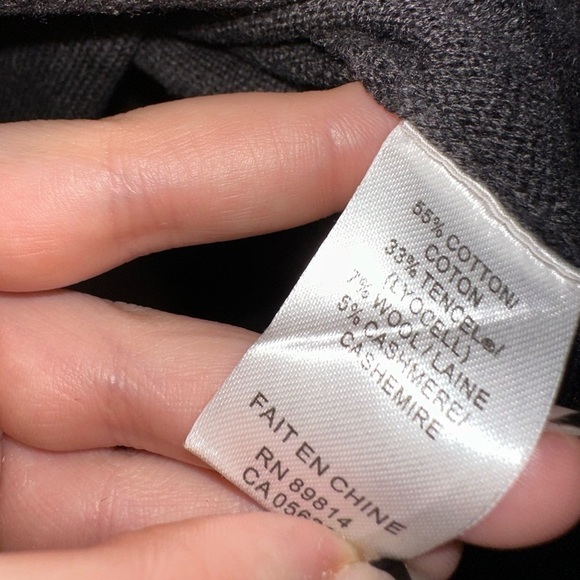 Stella carakasi women’s dark grey sequin sleeve sweater XS cotton wool cashmere - Picture 6 of 9